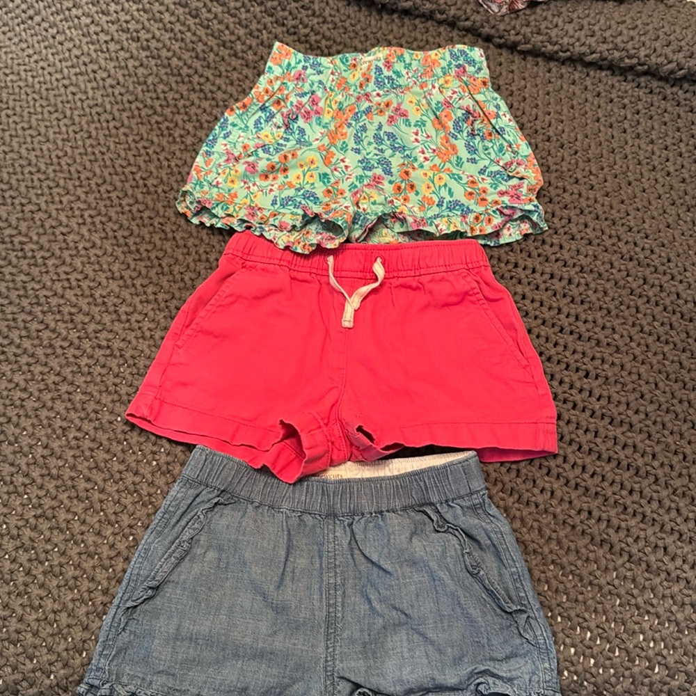 Crewcuts Lot of 3 Girls Shorts